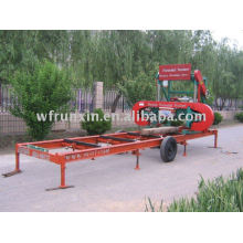 Horizontal Portable band sawmill (electric and diesel engine)